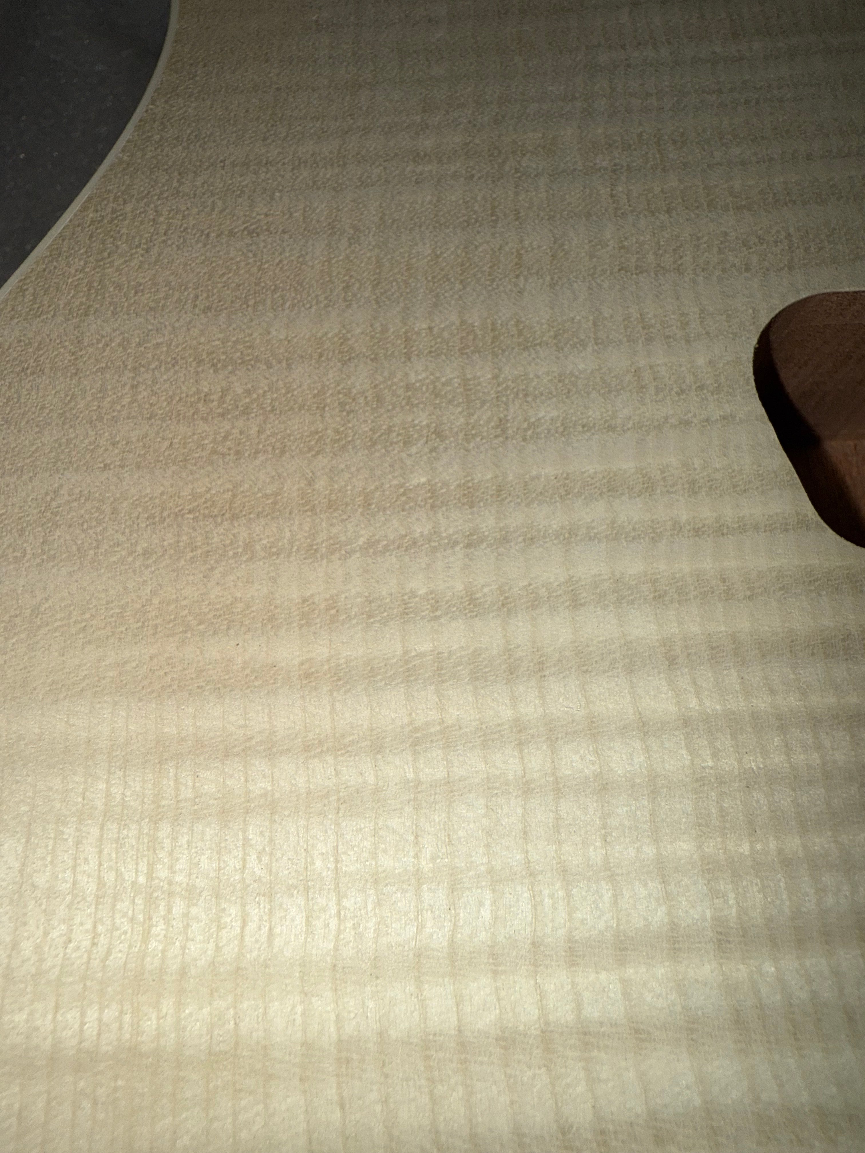 Custom guitar - flame maple
