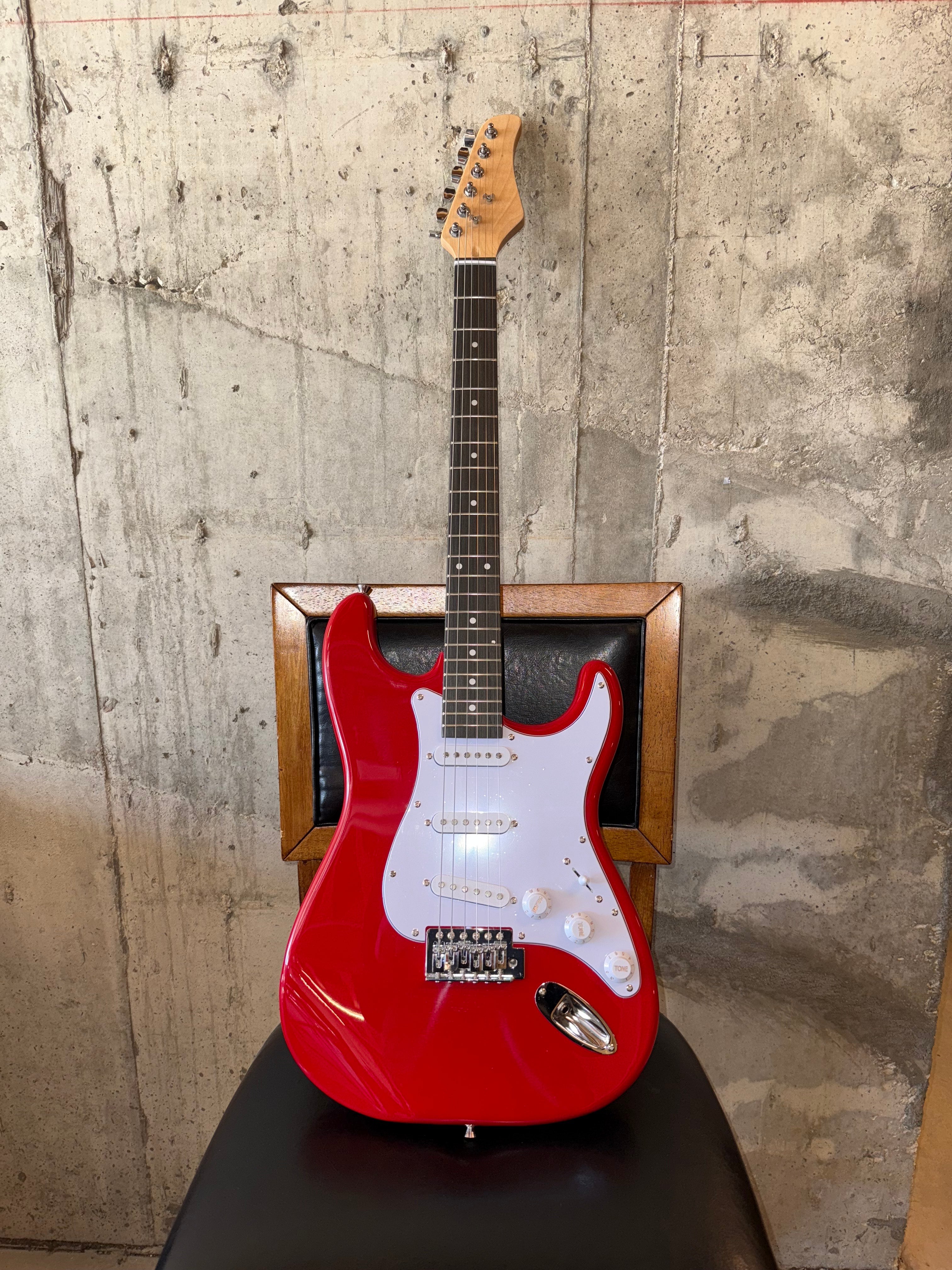 Electric guitar - red